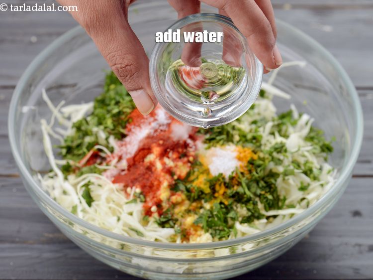 Step 10 – Add 2 tbsp of water.