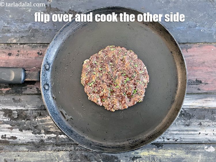 Step 22 – Flip over and cook the other side the same way.