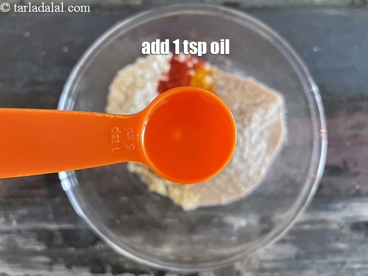 Step 11 – Add 1 tsp oil.