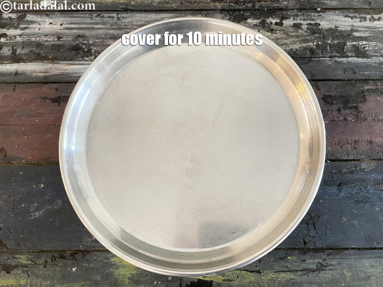 Step 9 – Cover for 10 minutes.