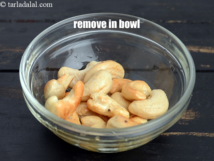 Step 9 – Remove in a bowl and keep aside.&nbsp;