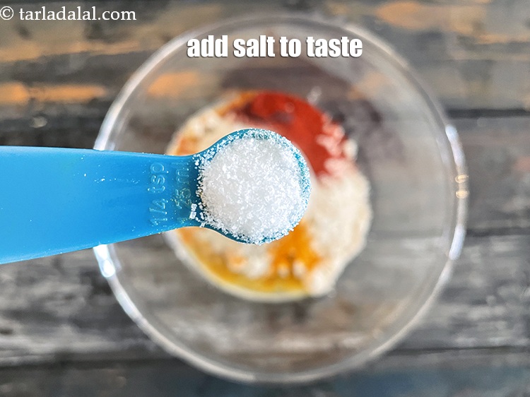 Step 9 – Add salt to taste. We added 1/3 rd&nbsp;tsp salt.