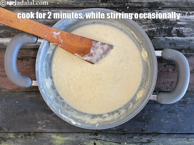 Step 17 – Cook on a slow flame 2 minutes, while stirring occasionally.