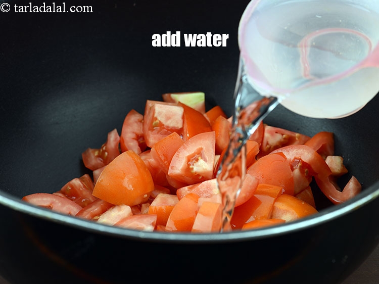 Step 9 – Add &frac12; cup of water.