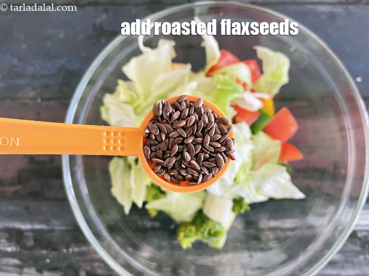 Step 23 – Add&nbsp;2 tsp&nbsp;<a href="glossary-roasted-flaxseeds-2235i">roasted flaxseeds (alsi)</a>.