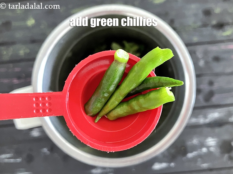 Step 12 – Add&nbsp;<meta charset="UTF-8" />2 <a href="glossary-green-chillies-hari-mirch-331i">green chillies</a>, broken into pieces.