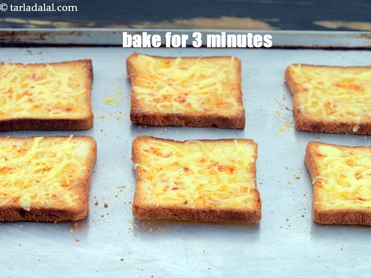Step 9 – Bake in a pre-heated oven at 180&deg;C (360&deg;F) for 3 minutes or till the cheese …