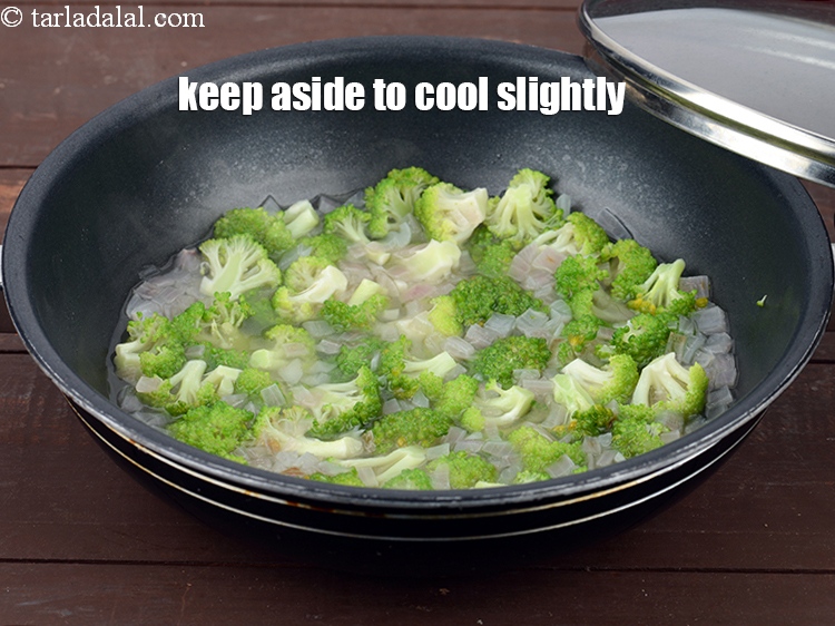Step 9 – Keep aside to cool slightly.
