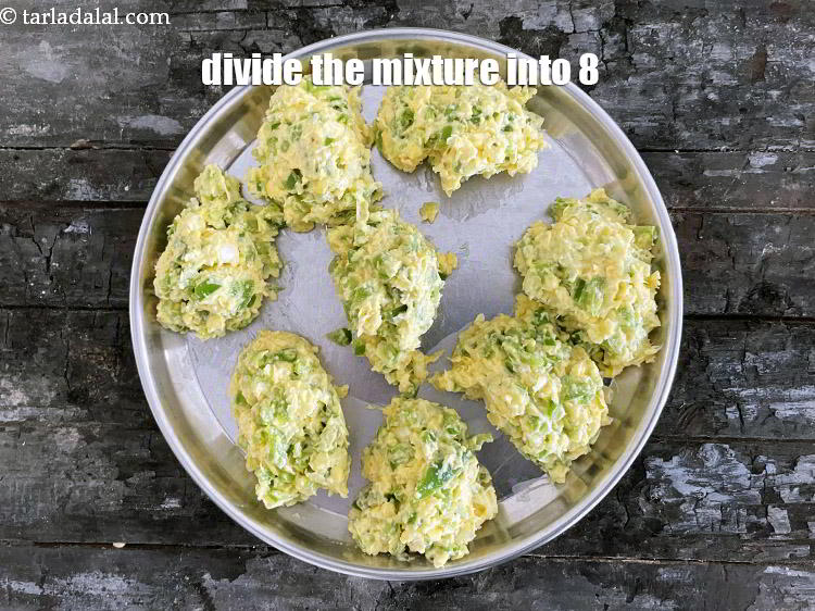 Step 15 – <meta charset="UTF-8" />Divide the mixture into 8 equal portions.