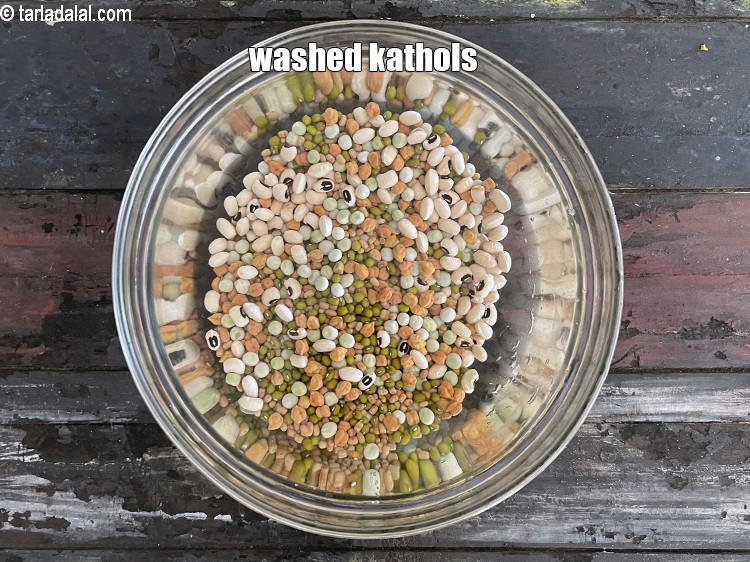 Step 9 – Washed kathols.