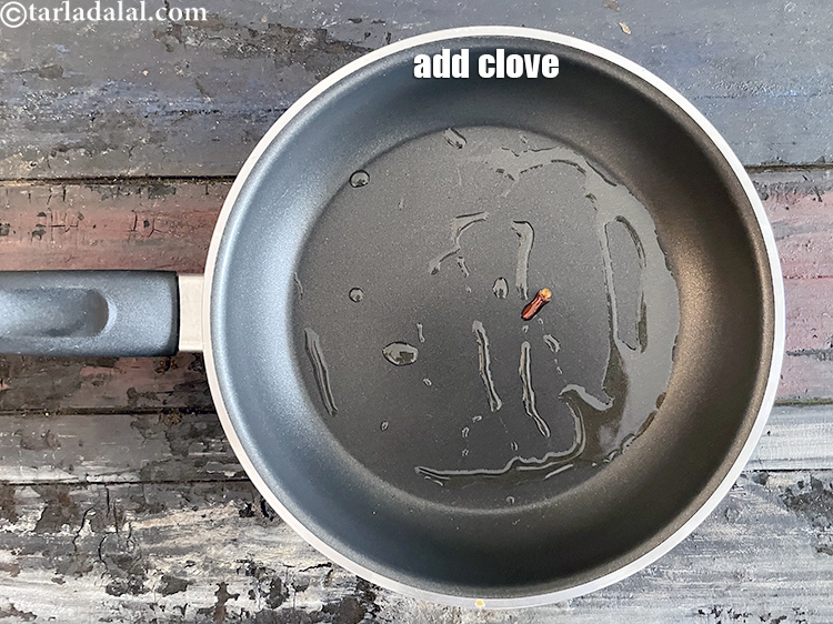 Step 10 – Add&nbsp;<meta charset="UTF-8" />1&nbsp;<a href="glossary-cloves-322i">clove (laung/lavang)</a>.