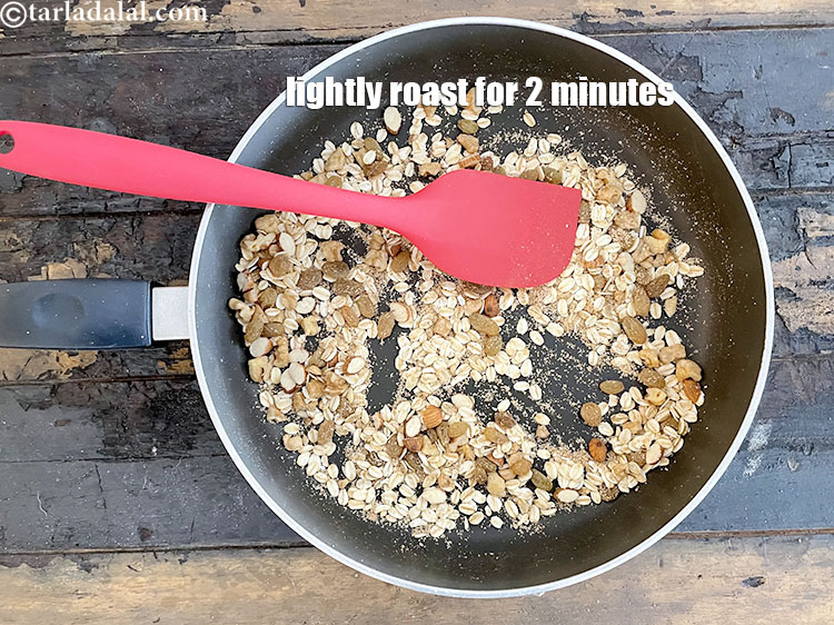 Step 30 – Lightly roast them on a slow flame for 2 minutes.