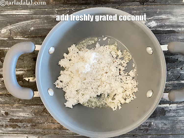 Step 20 – Add 2&nbsp;cups freshly&nbsp;<a href="glossary-grated-coconut-852i">grated coconut</a>. See above on step by step on how to make …