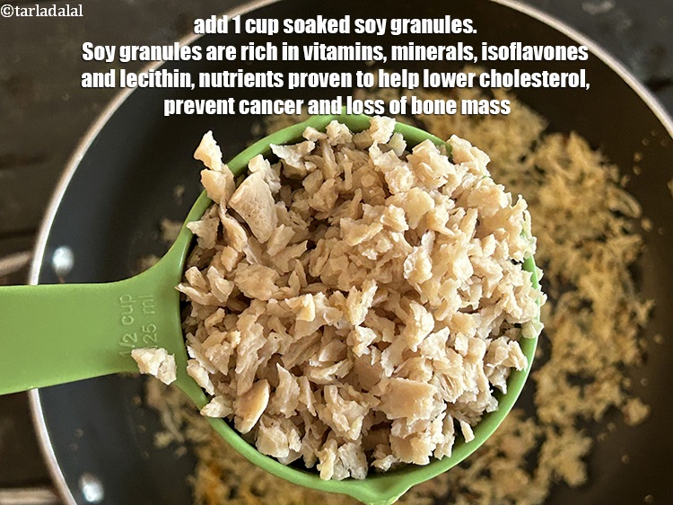 Step 22 – Add&nbsp;<meta charset="UTF-8" />1/4 cup&nbsp;<a href="glossary-soaked-soy-granules-1633i">soaked soy granules</a>.&nbsp;Soy granules are rich in vitamins, minerals, isoflavones and …