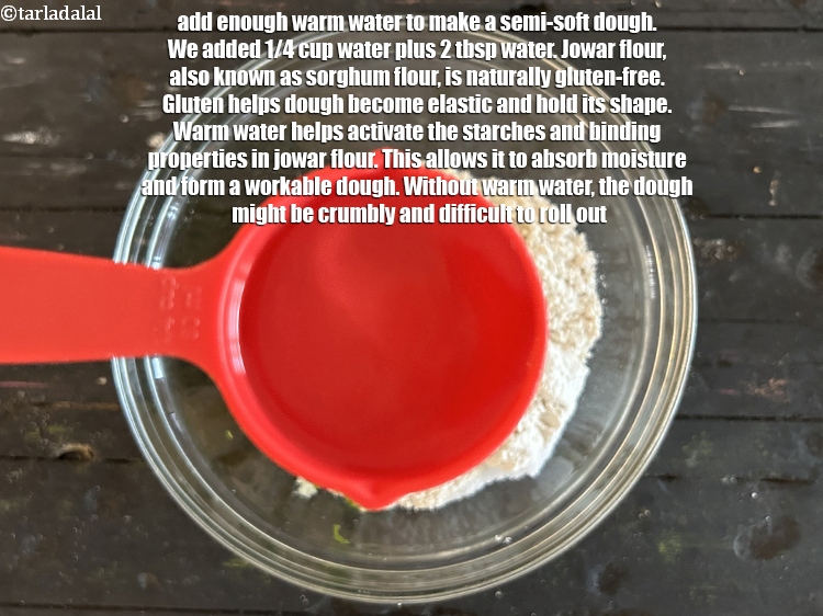 Step 11 – Add&nbsp;enough warm water to make a semi-soft dough. We added 1/4 cup&nbsp;water plus 2 tbsp …
