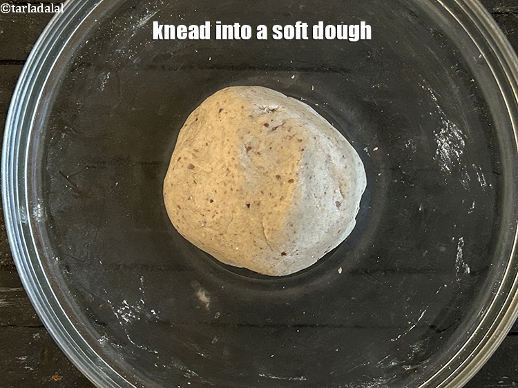 Step 10 – Knead into a soft dough.