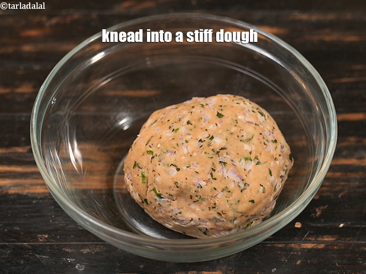 Step 10 – Knead into a stiff dough.