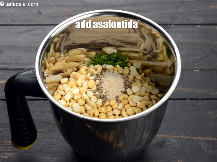 Step 10 – Add &frac12; tsp asafetida.