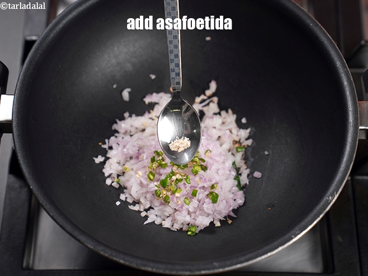 Step 10 – Add a pinch of asafoetida.&nbsp;