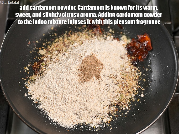 Step 10 – Add &frac14; tsp <a href="https://www.tarladalal.com/glossary-cardamom-powder-elaichi-powder-265i">cardamom (elaichi) powder</a>. Cardamom is known for its warm, sweet, and …