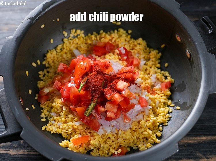 Step 10 – Add 1 tsp chili powder.