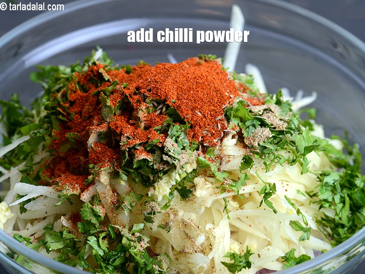 Step 10 – Add 1 tsp <a href="https://www.tarladalal.com/glossary-chilli-powder-red-chilli-powder-339i">chilli powder</a>.