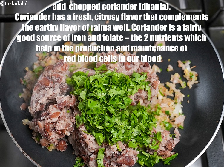 Step 10 – Add <meta charset="UTF-8" />2 tbsp&nbsp;<a href="glossary-chopped-coriander-783i">chopped coriander (dhania)</a>.&nbsp;Coriander has a fresh, citrusy flavor that complements …