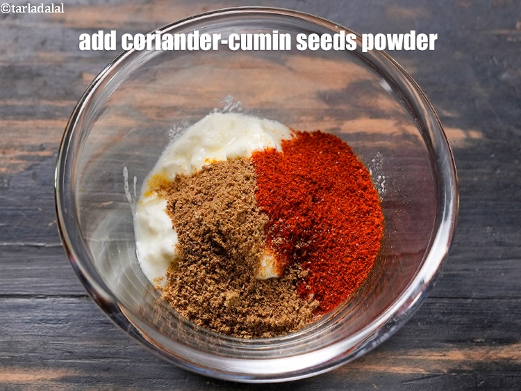 Step 10 – Add 1 tsp <a href="https://www.tarladalal.com/glossary-coriander-cumin-seeds-powder-dhania-jeera-powder-375i">coriander-cumin seeds (dhania-jeera) powder</a>.&nbsp;