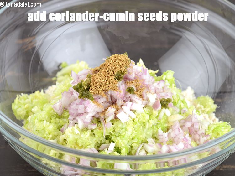 Step 10 – Add 1/2 tsp <a href="https://www.tarladalal.com/glossary-coriander-cumin-seeds-powder-dhania-jeera-powder-375i">coriander-cumin seeds (dhania-jeera) powder</a>.