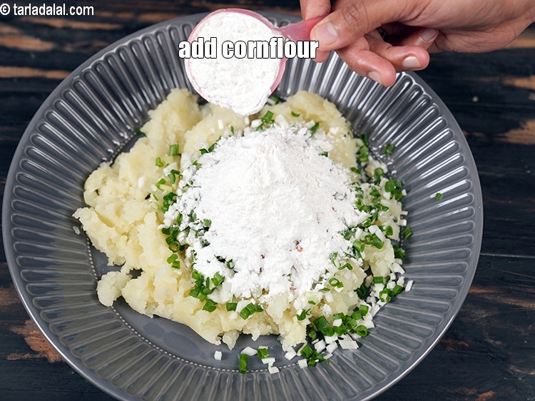 Step 10 – Add 2 tbsp cornflour.