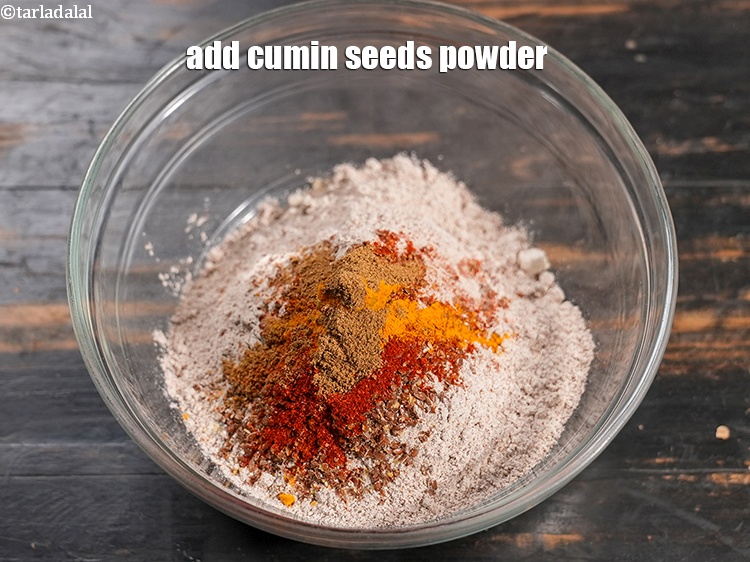 Step 10 – Add &frac12; tsp&nbsp;<a href="https://www.tarladalal.com/glossary-cumin-seeds-powder-jeera-powder-zeera-powder-382i">cumin seeds (jeera) powder</a>.