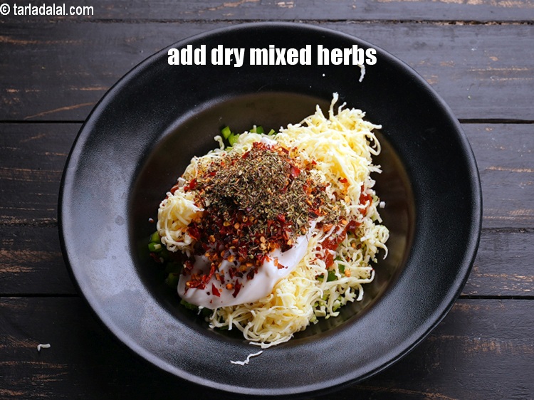 Step 10 – Add 1 tsp dry mixed herbs.