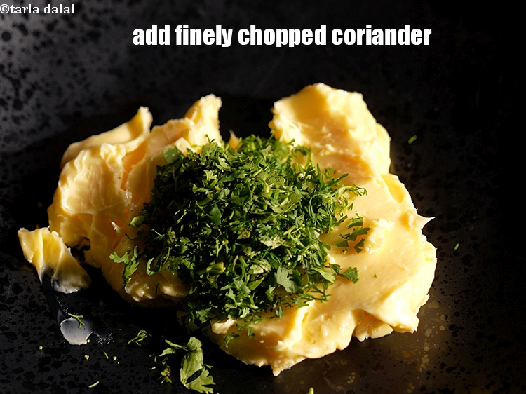 Step 10 – Add 2 tbsp finely chopped coriander.