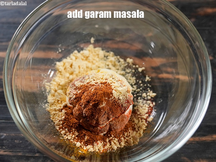 Step 10 – Add &frac12; tsp <a href="https://www.tarladalal.com/glossary-garam-masala-296i">garam masala</a>.