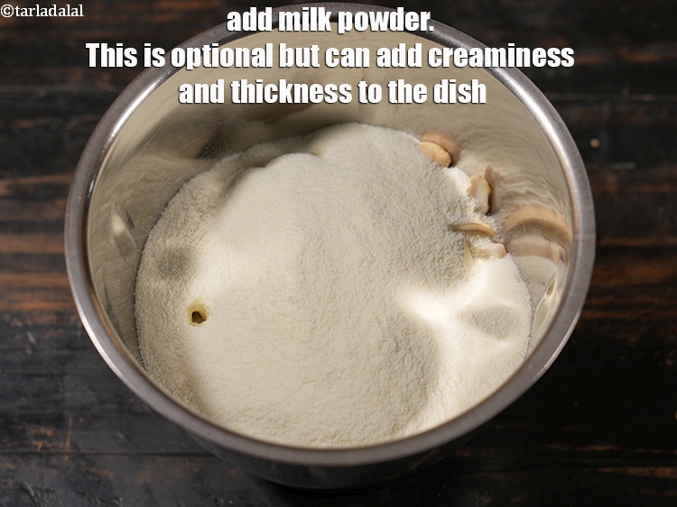 Step 10 – Add &frac12; cup milk powder. This is optional but can add creaminess and thickness to …