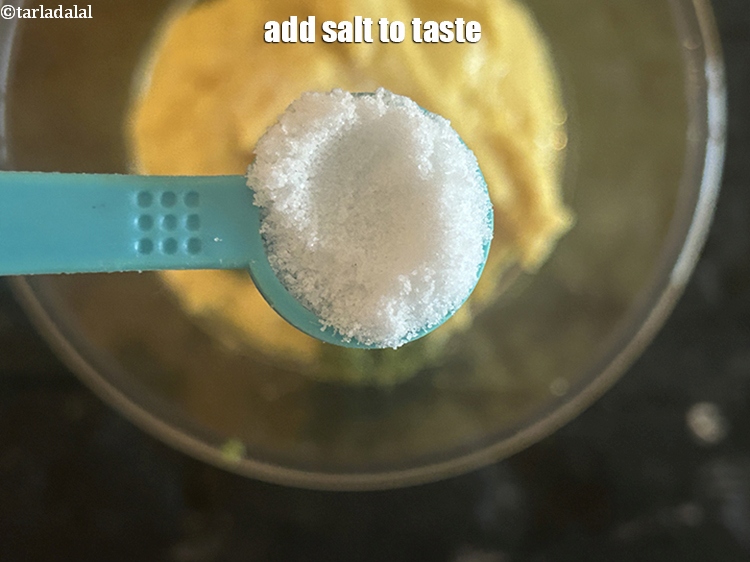 Step 12 – Add salt to taste.