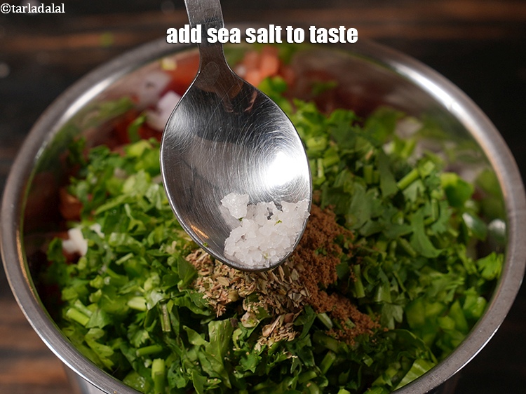 Step 10 – Add sea salt to taste.