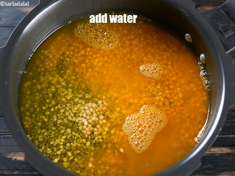 Step 10 – Add 3 cups of water.