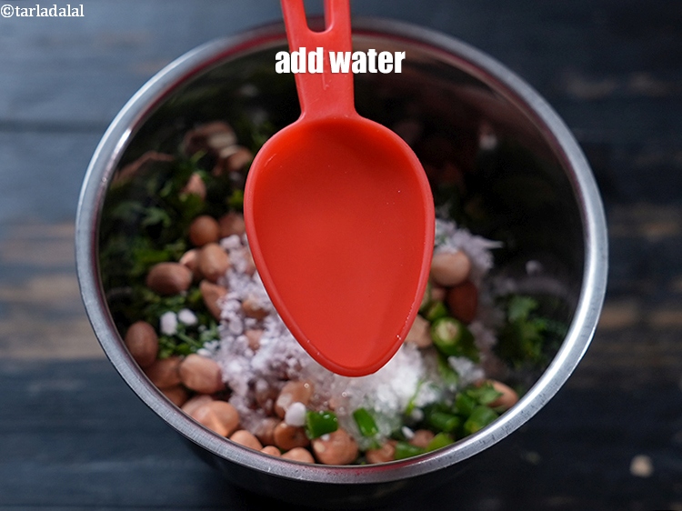 Step 10 – Add 1 tbsp water.