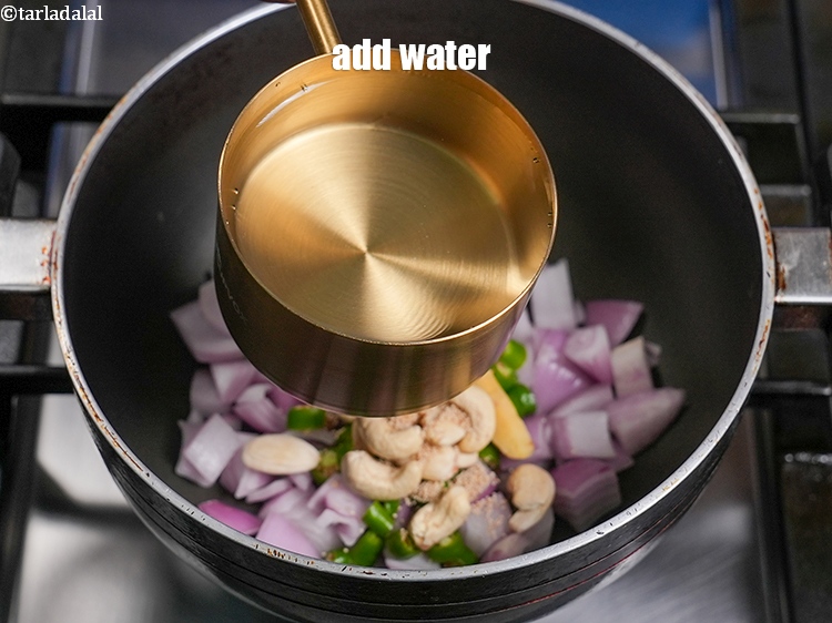 Step 10 – Add 1 cup water.&nbsp;