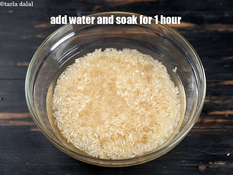 Step 10 – Add enough water and soak for 1 hour.