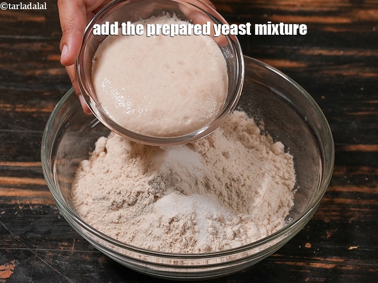 Step 14 – Add yeast-sugar.
