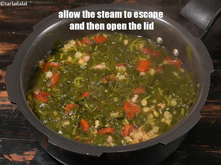 Step 10 – Allow the steam to escape and then open the lid.