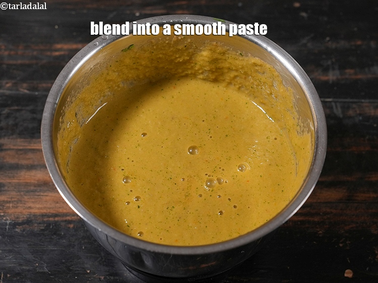 स्टेप 26 – इसे पीसकर चिकना पेस्ट बना लें और एक तरफ रख …