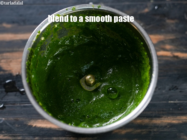 Step 10 – Blend to a smooth paste.