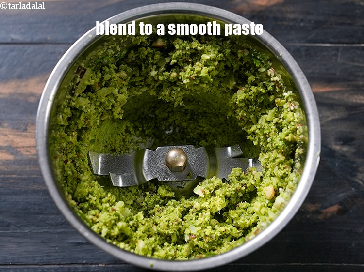 Step 10 – Blend to a smooth paste.