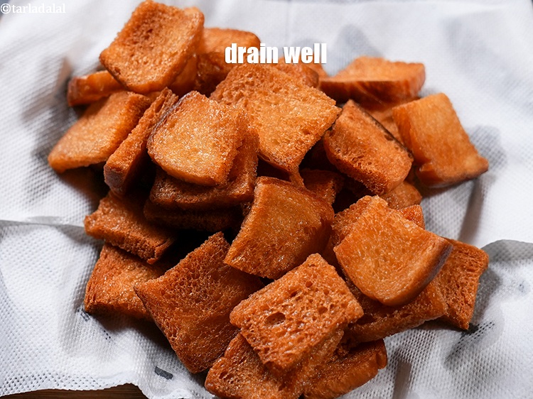 Step 10 – Drain well and keep aside.