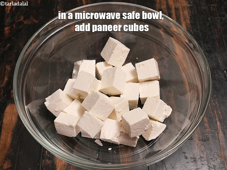 Step 10 – To make <strong>badami paneer in a microwave recipe | microwave badami paneer sabzi | paneer …