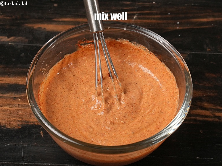 Step 10 – Mix well and keep aside.