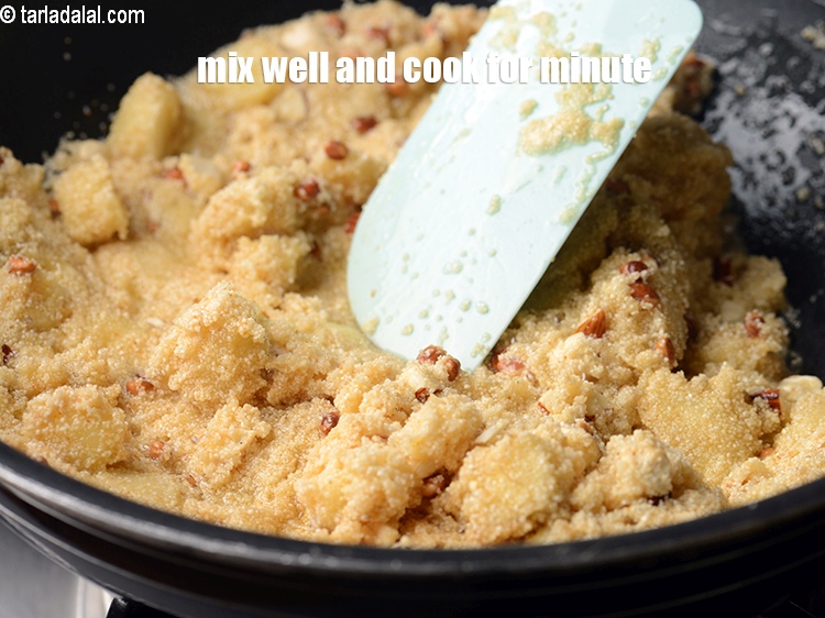 Step 10 – Mix well and cook on medium flame for a minute.